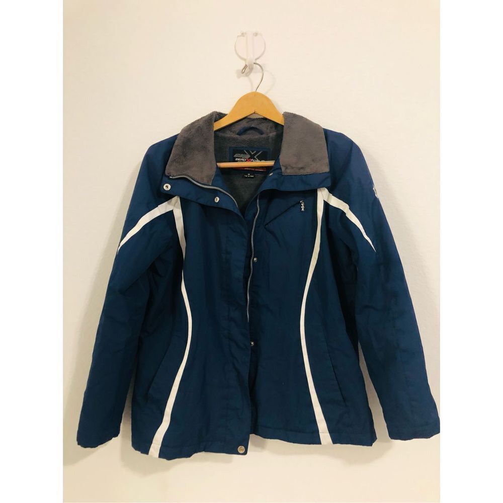 Zero Xposur evolution captured navy blue jacket women’s size M
